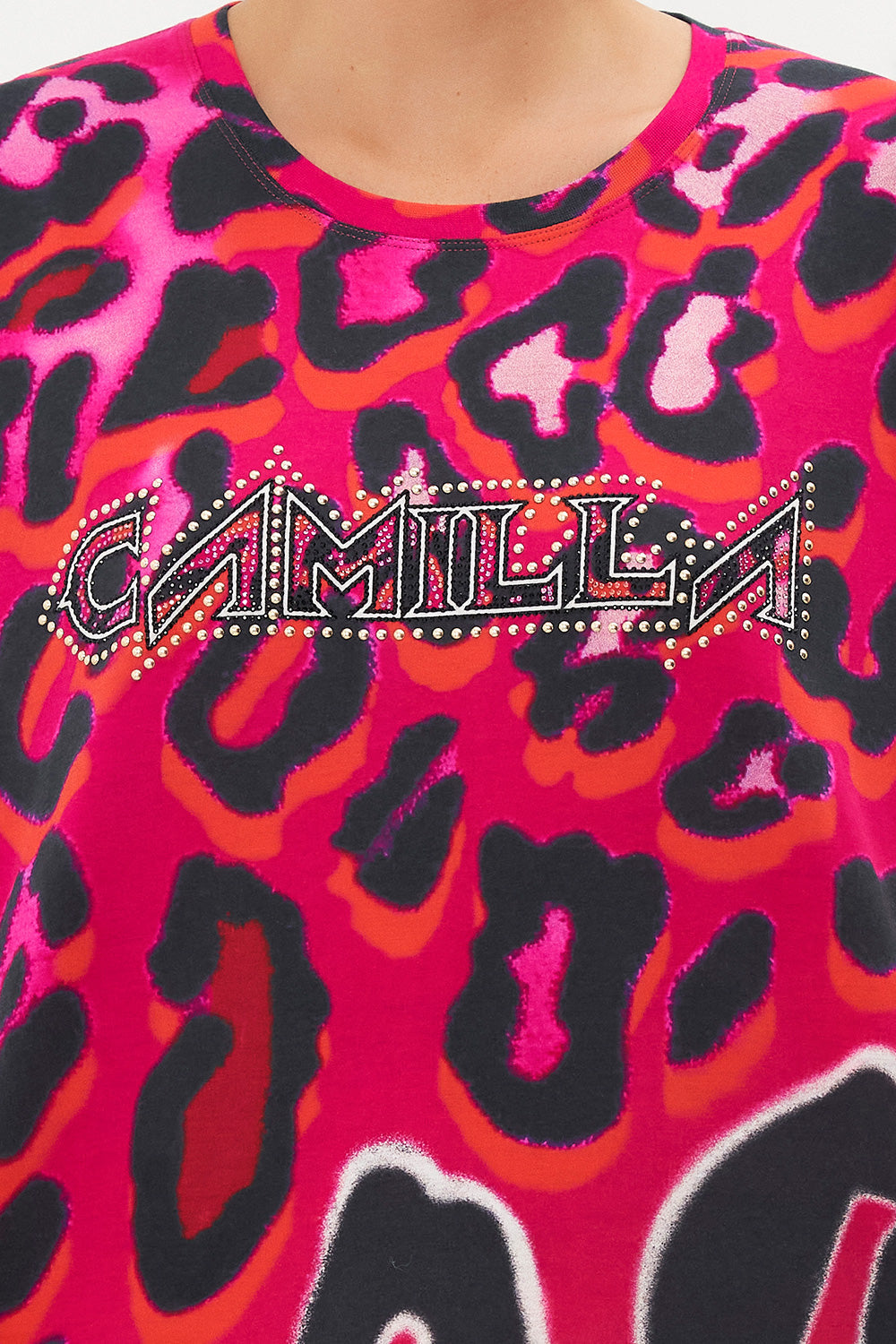 OVERSIZE BAND TEE ALWAYS CHANGE YOUR SPOTS