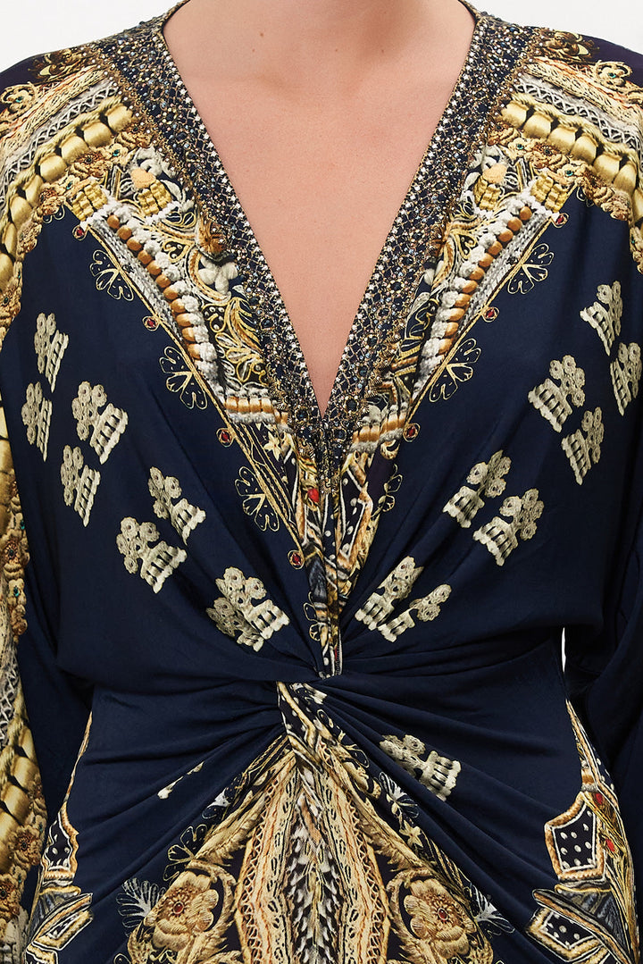 LONG LINE ROBE ITS ALL OVER TORERO