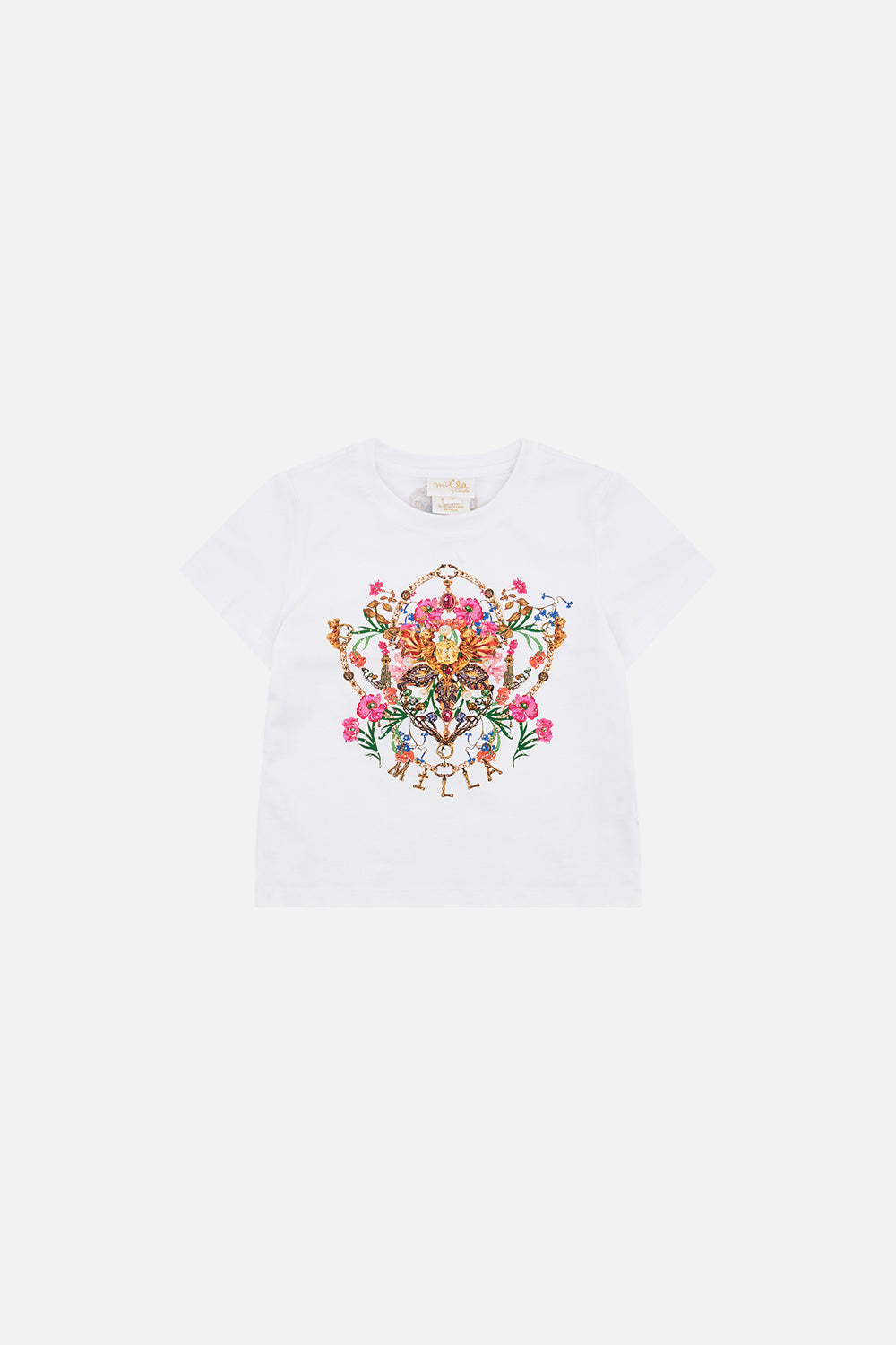 KIDS SHORT SLEEVE T-SHIRT 12-14 NATURES KALEIDOSCOPE