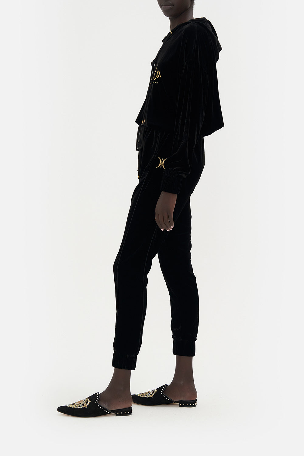 VELVET DROP CROTCH PANT THE QUEENS KING