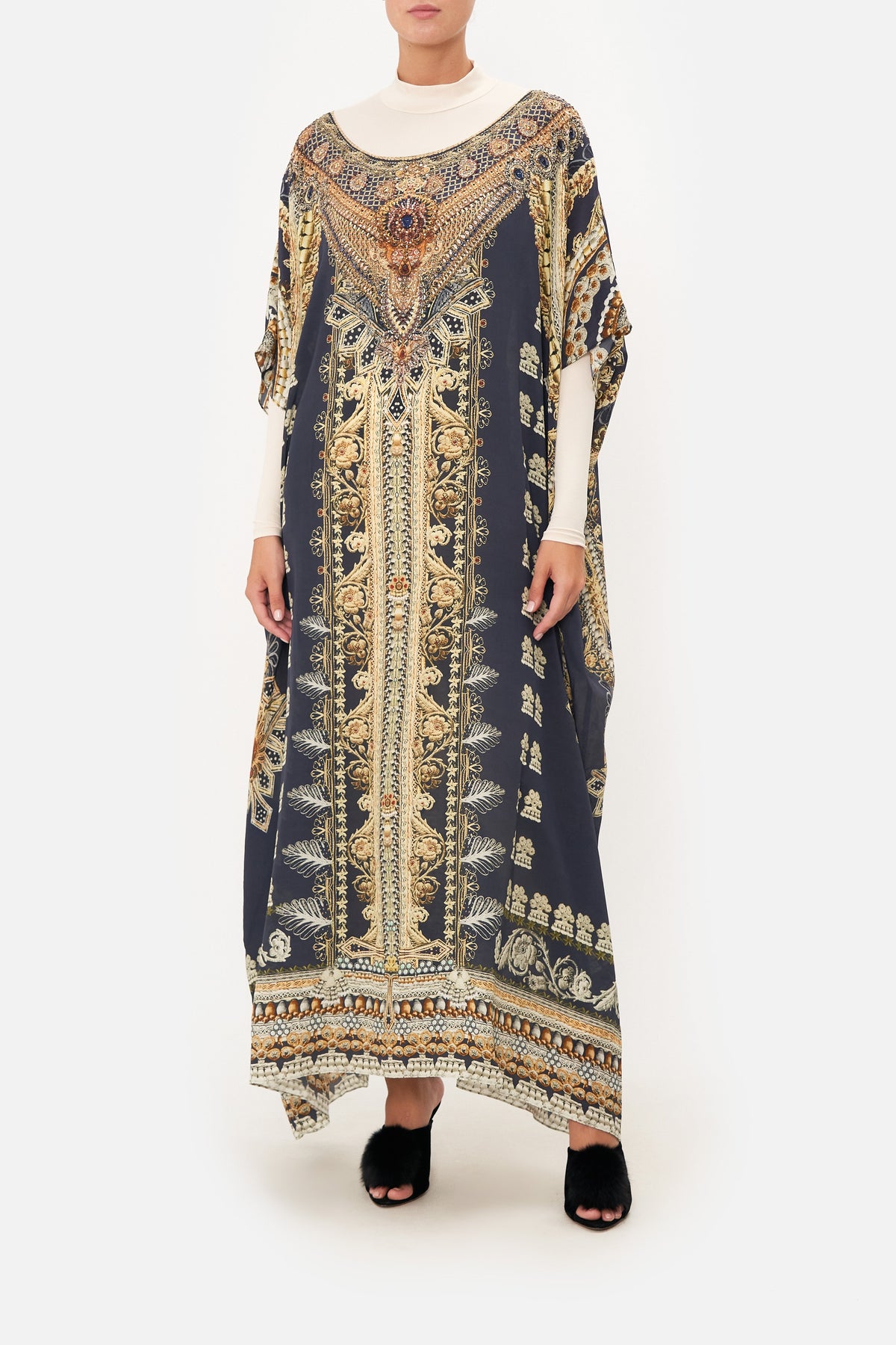 ROUND NECK KAFTAN ITS ALL OVER TORERO