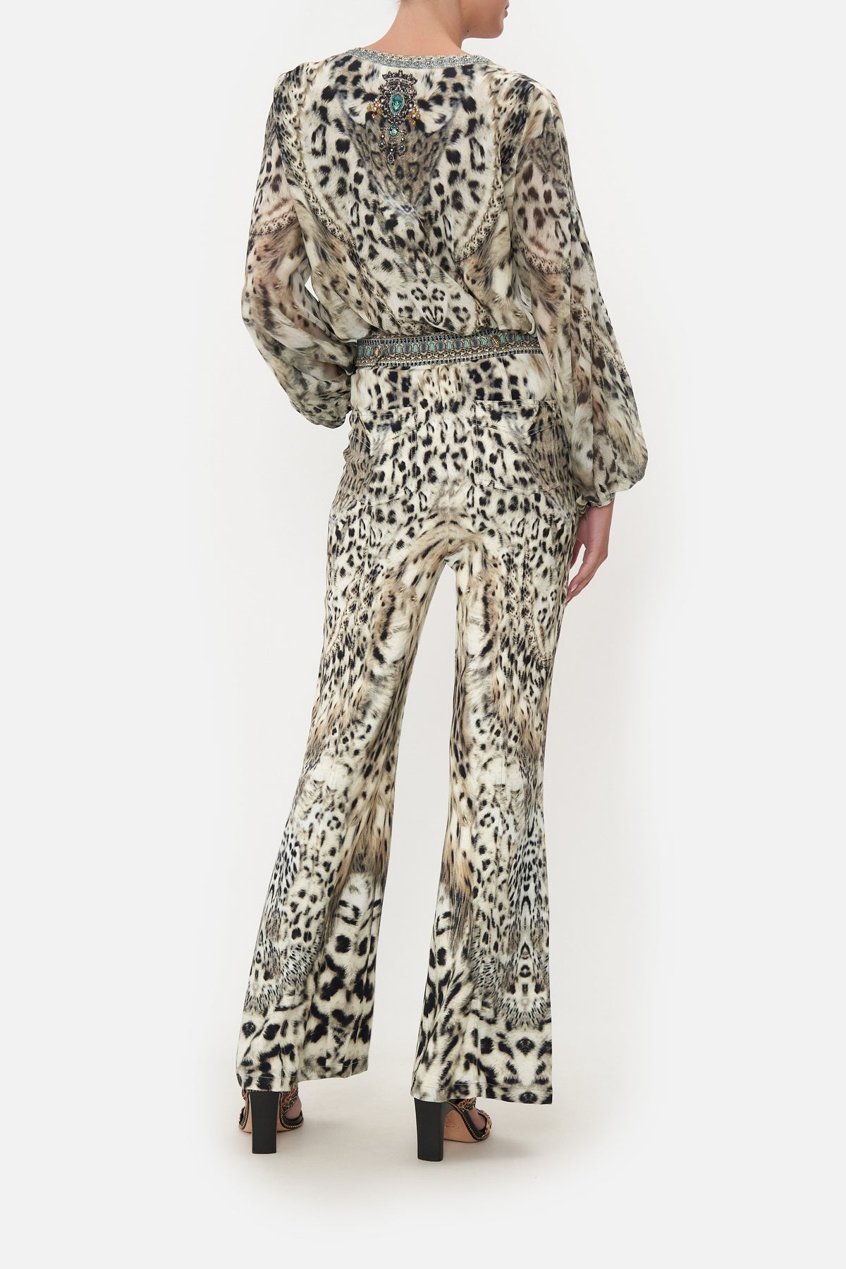 FLARE WITH D-RING DETAIL SNOW WHISPERS