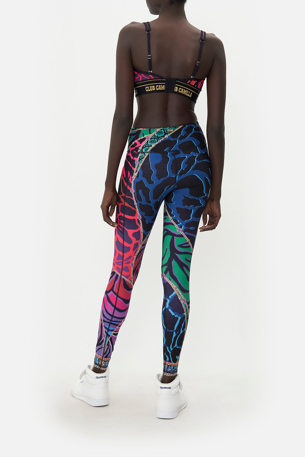 V-NECK ACTIVE CROP UNDER THE NEON SUN