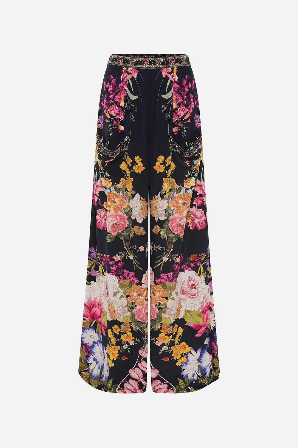 WIDE LEG TROUSER WITH FRONT POCKETS LIBERTINE LADY