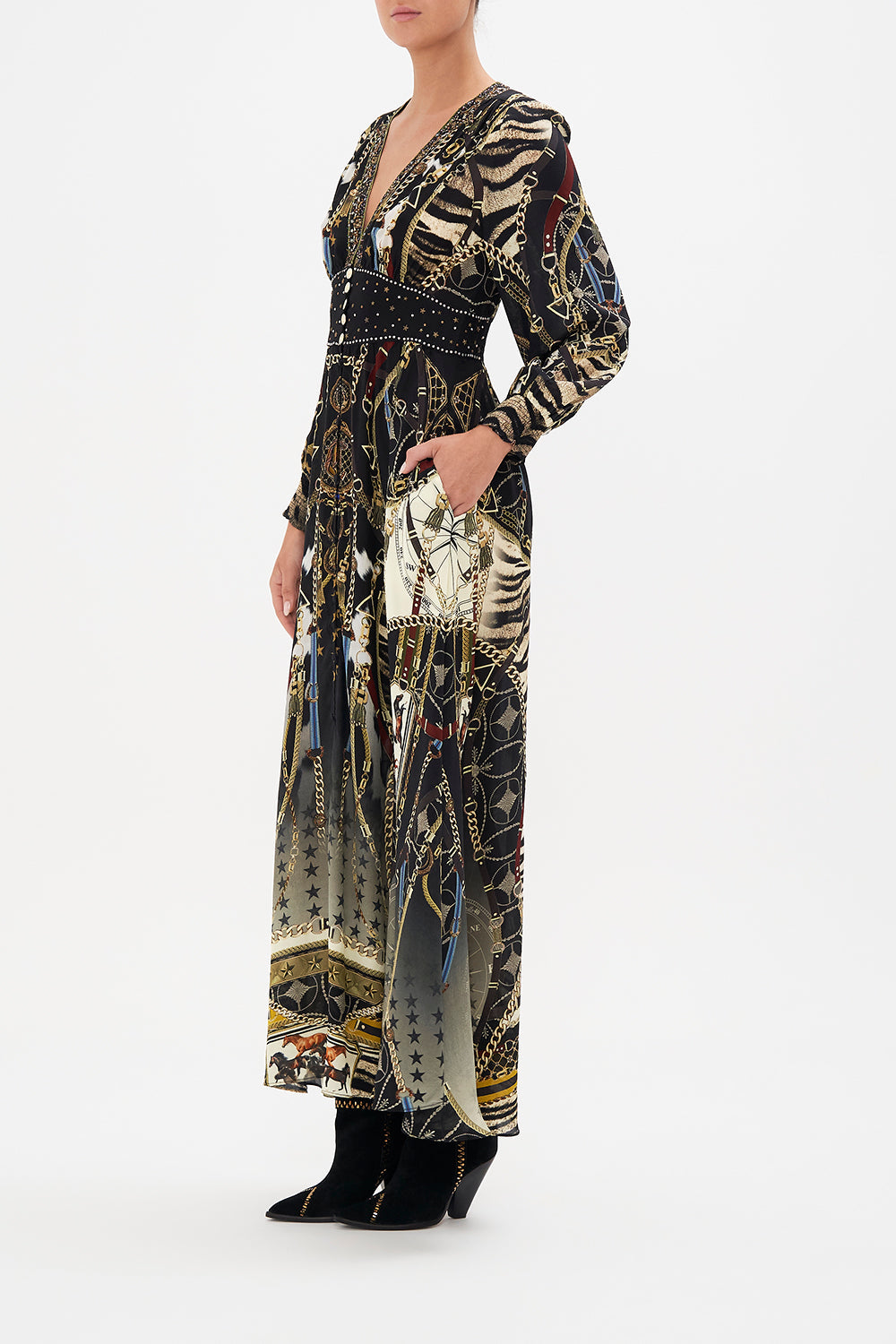 BUTTON DRESS WITH SHAPED WAISTBAND BOSS OF THE BRUMBIES