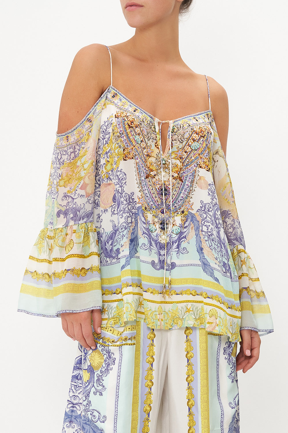 DROP SHOULDER TOP STAR OF THE SEA