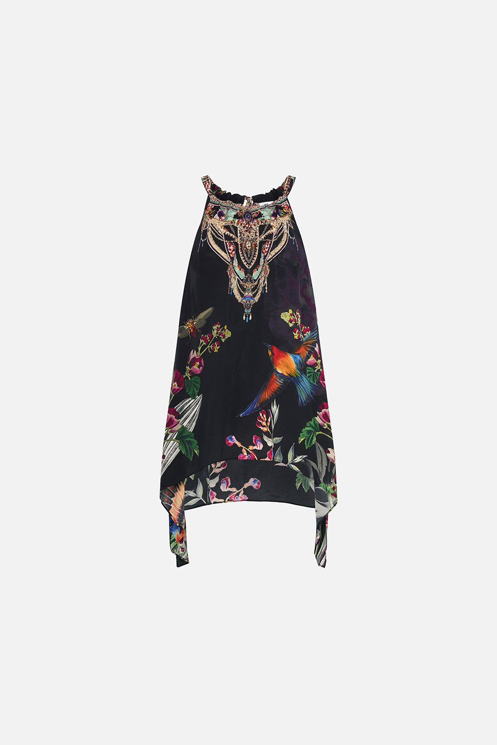 DRAWSTRING NECK TANK PARADISO PLACE