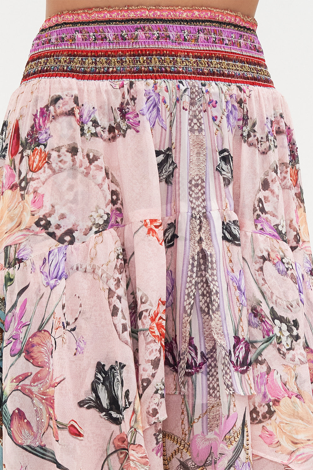 ONCCAMILLE AOP SNAKE SKIRT main image 1
