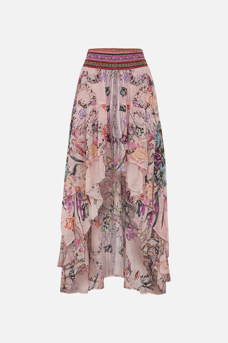 Skirt With Double Layer Hem, Mad As A Snake | CAMILLA US – CAMILLA