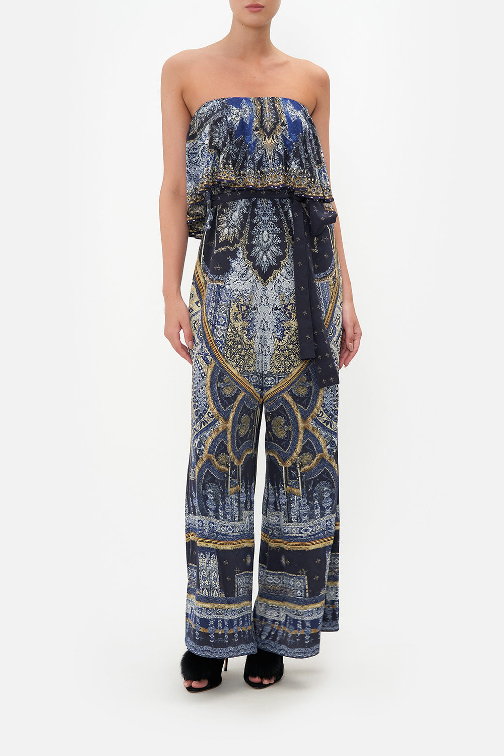 STRAPLESS JUMPSUIT WITH FRILL FOREVER FAMILY