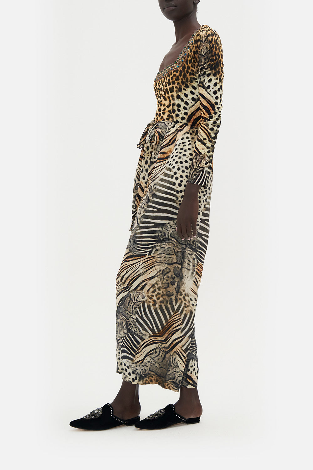 LOUNGE TROUSER WITH WAIST TIE FOR THE LOVE OF LEO