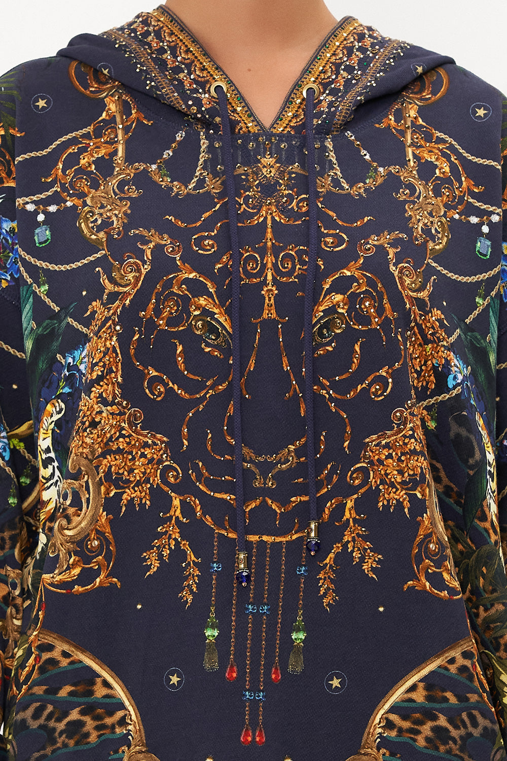 HOODY SWEATER WITH POCKETS TIGER TALES