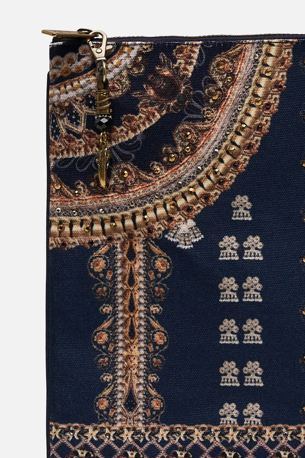 LARGE CANVAS CLUTCH ITS ALL OVER TORERO