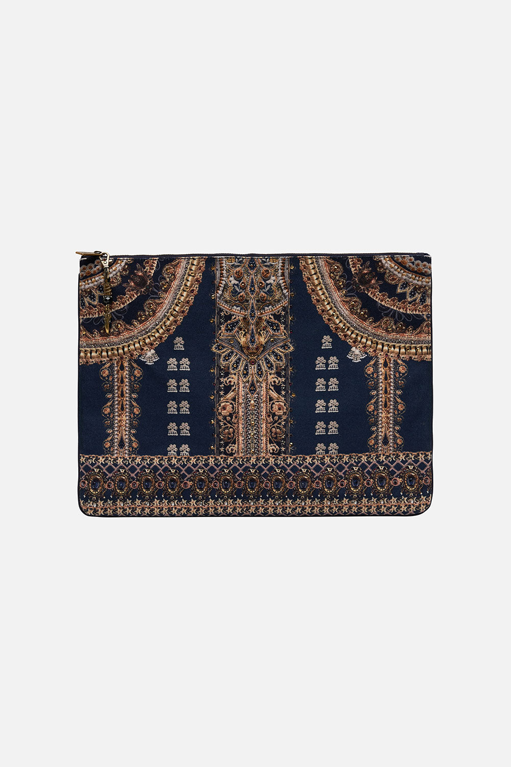 LARGE CANVAS CLUTCH ITS ALL OVER TORERO