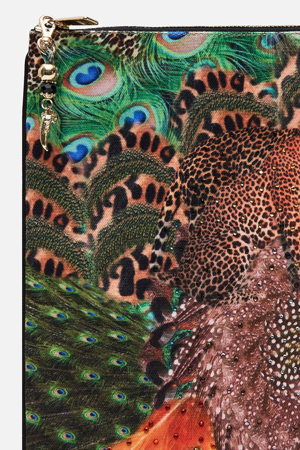 LARGE CANVAS CLUTCH SURREALIST XANADU