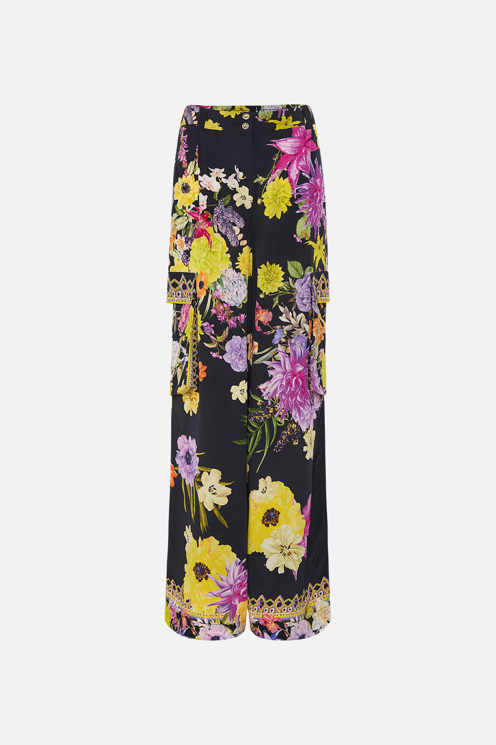 WIDE LEG UTILITY PANTS PEACE BE WITH YOU