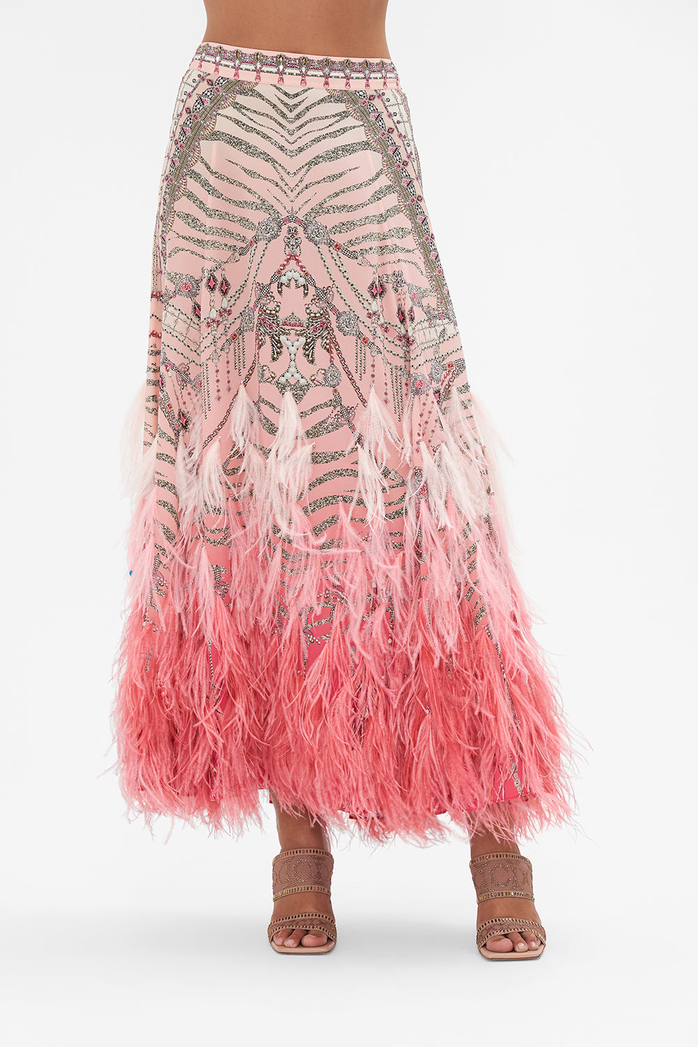 PANELLED FLARED LONG SKIRT STARSHIP SISTAS