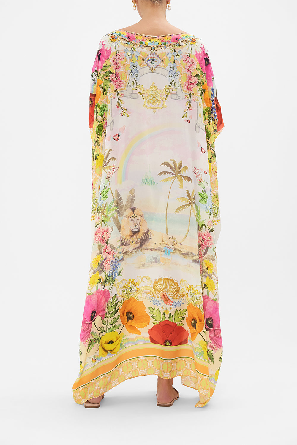 ROUND NECK KAFTAN SUNLIGHT SYMPHONY