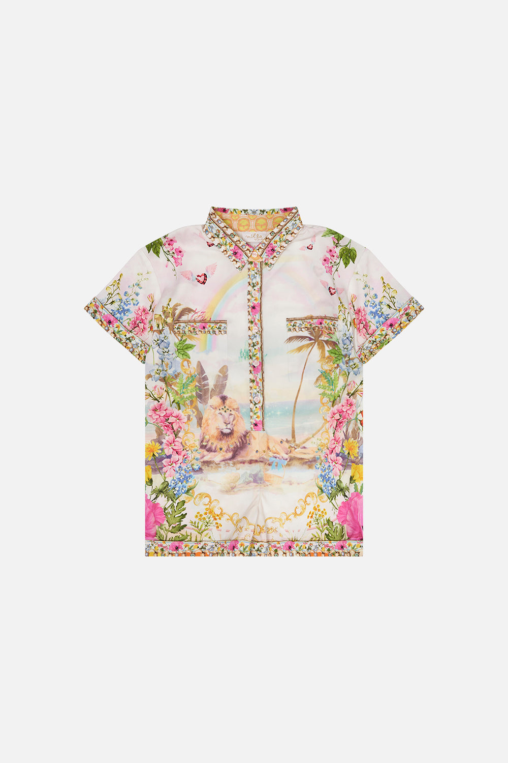 Kids Short Boiler Suit 4-10 Delirium Days print by CAMILLA