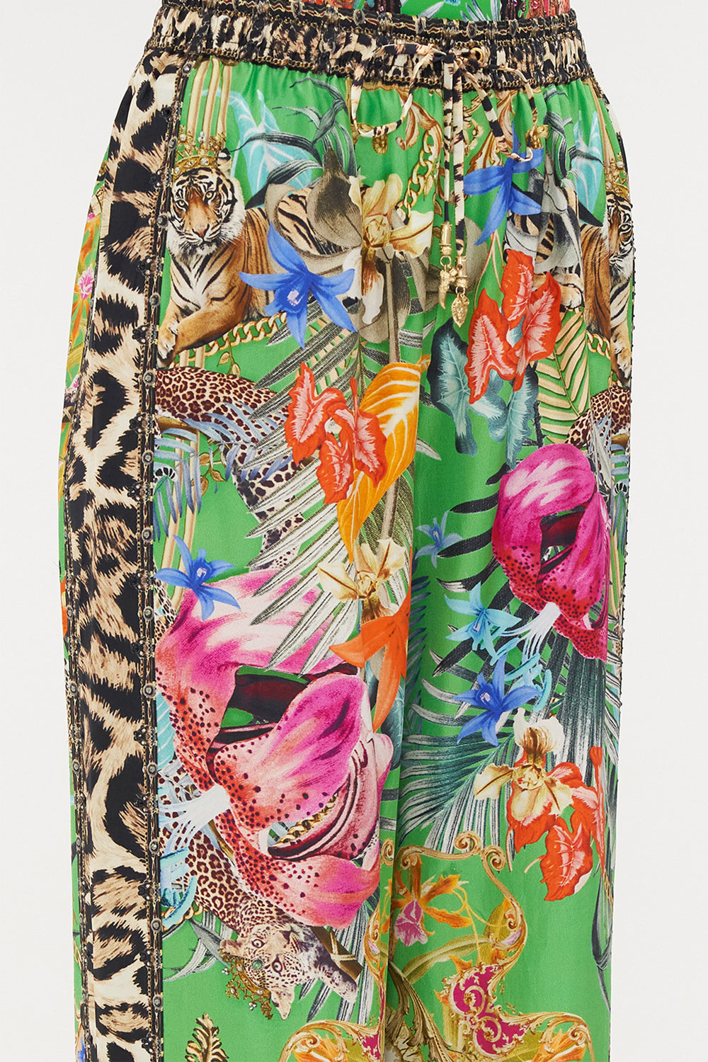 DRAWSTRING PANT WITH SIDE PANEL CURIOUS AND CURIOUSER