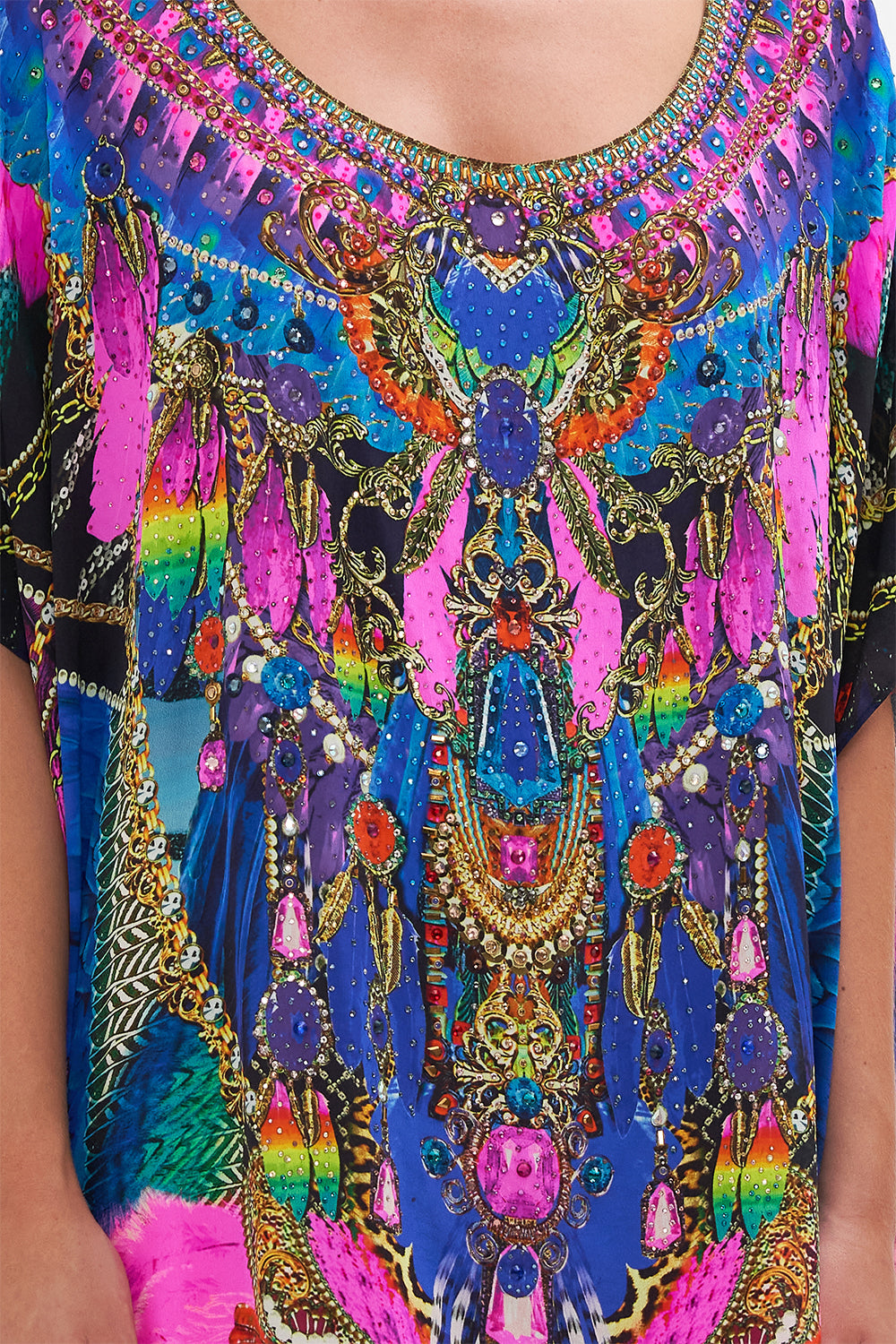 ROUND NECK KAFTAN DANCING WITH DESTINY