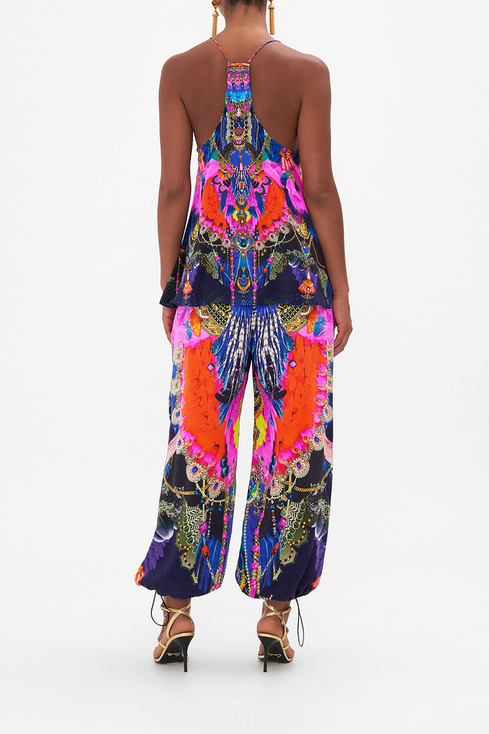 T BACK SHOESTRING TOP DANCING WITH DESTINY