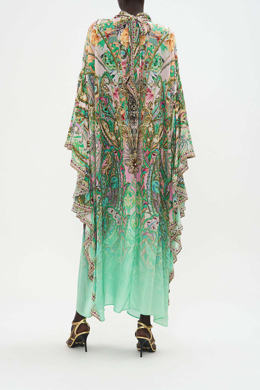 HIGH NECK RUFFLE KAFTAN LOST CITY