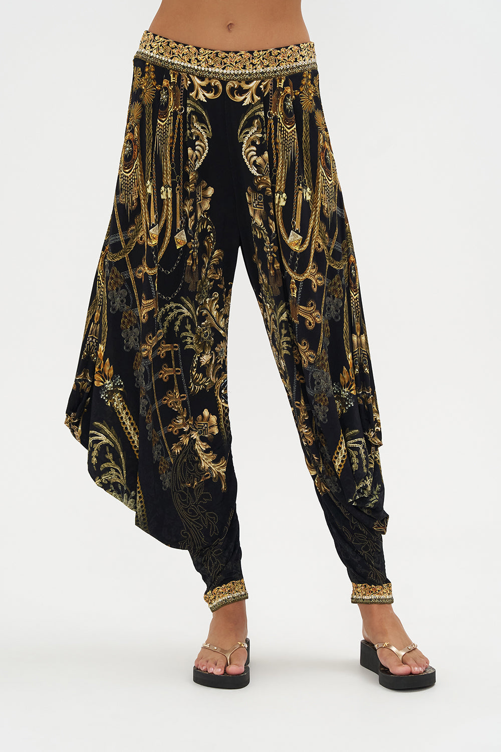 JERSEY DRAPE PANT WITH POCKET THE NIGHT IS NOIR