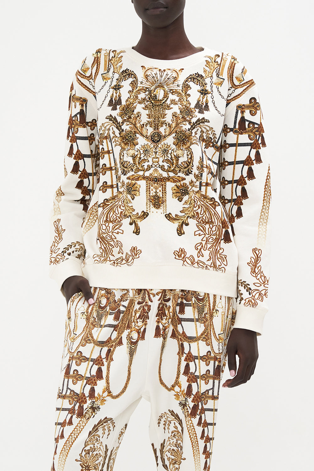 ROUND NECK SWEATER ROAD TO RICHESSE