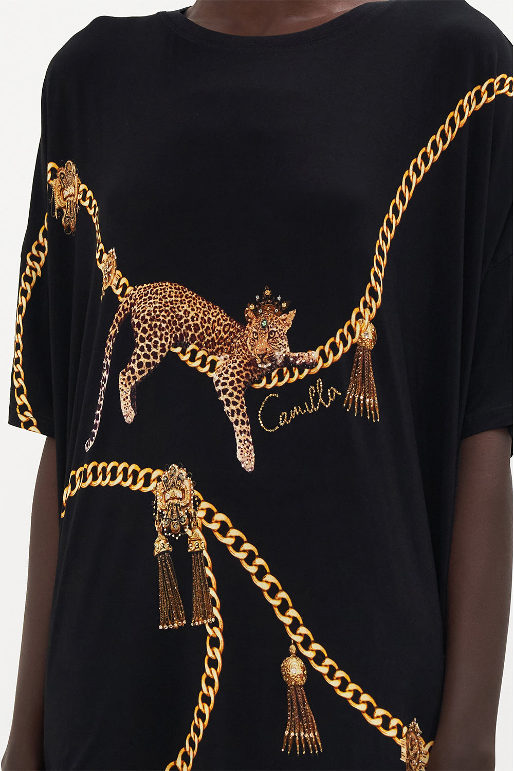 RELAXED FIT DROP SHOULDER TEE ROLE CALL