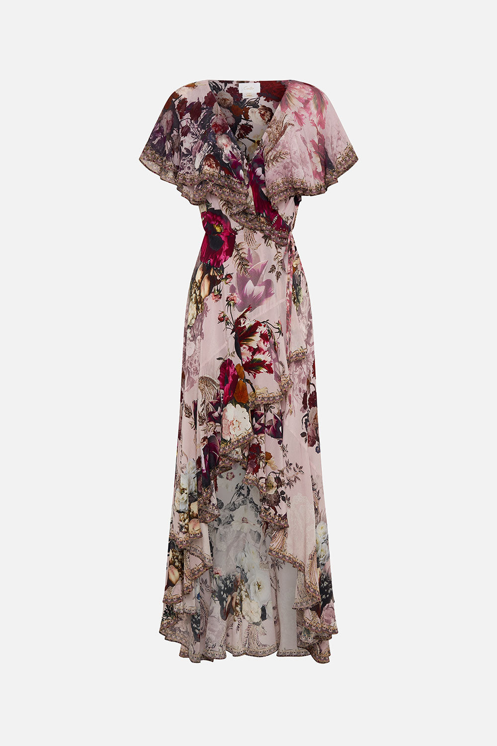 FRILL SLEEVE LONG DRESS GYPSY ROSE