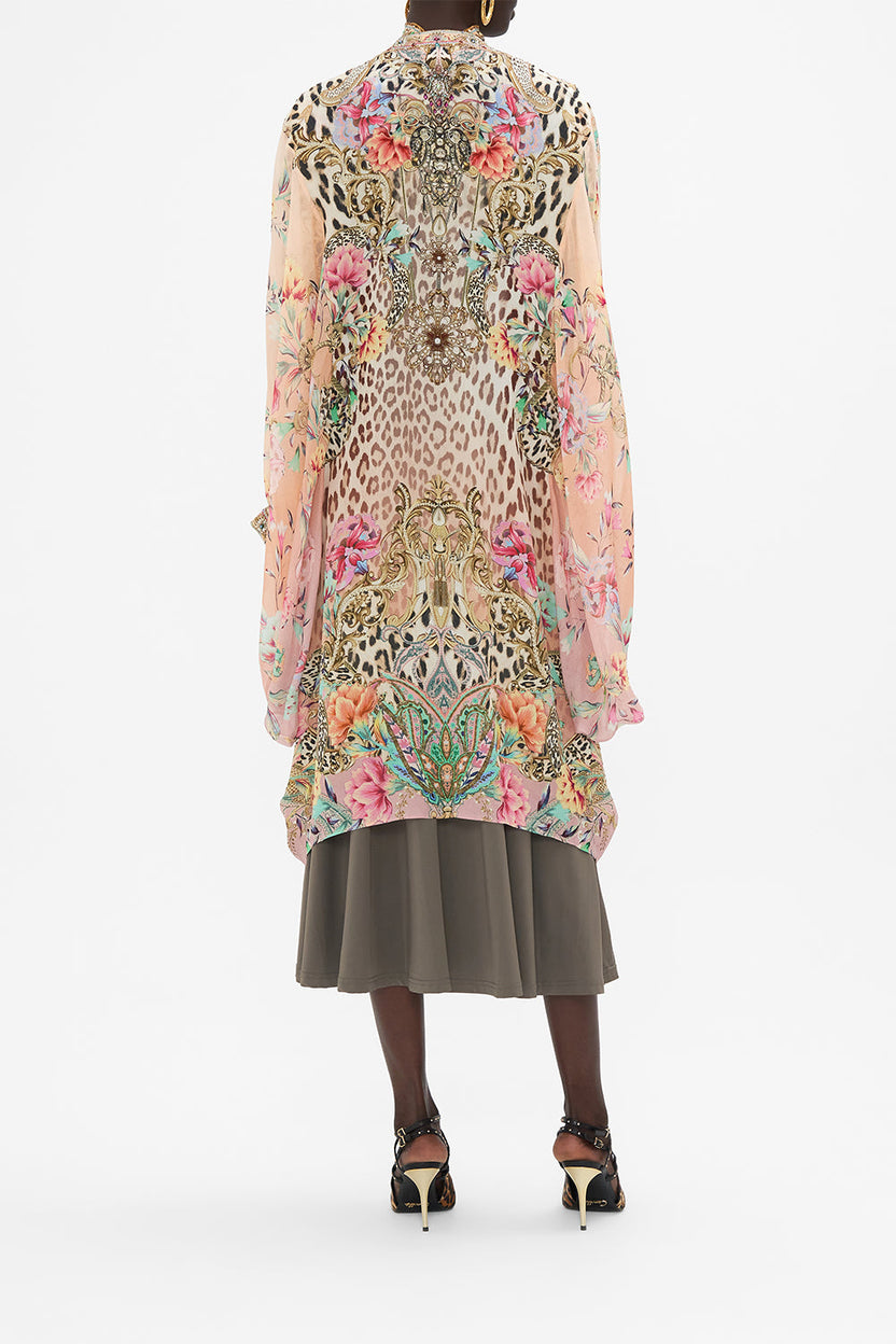 DRAMATIC SLEEVE COCOON LAYER AZURE ALLURE