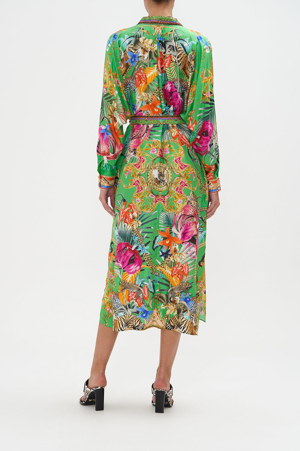 COLLARED BUTTON THROUGH DRESS CURIOUS AND CURIOUSER