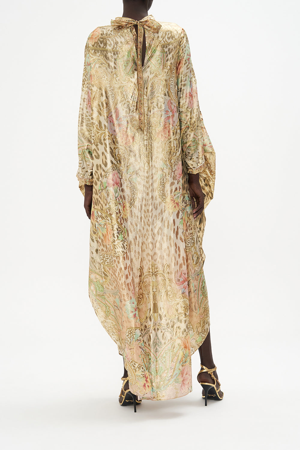 HIGH COLLAR KAFTAN WITH TIE QUEEN ATLANTIS