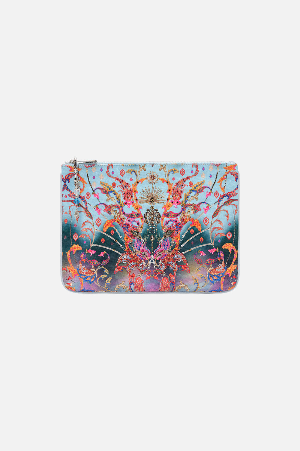 Small Canvas Clutch What Lies Beneath print by CAMILLA