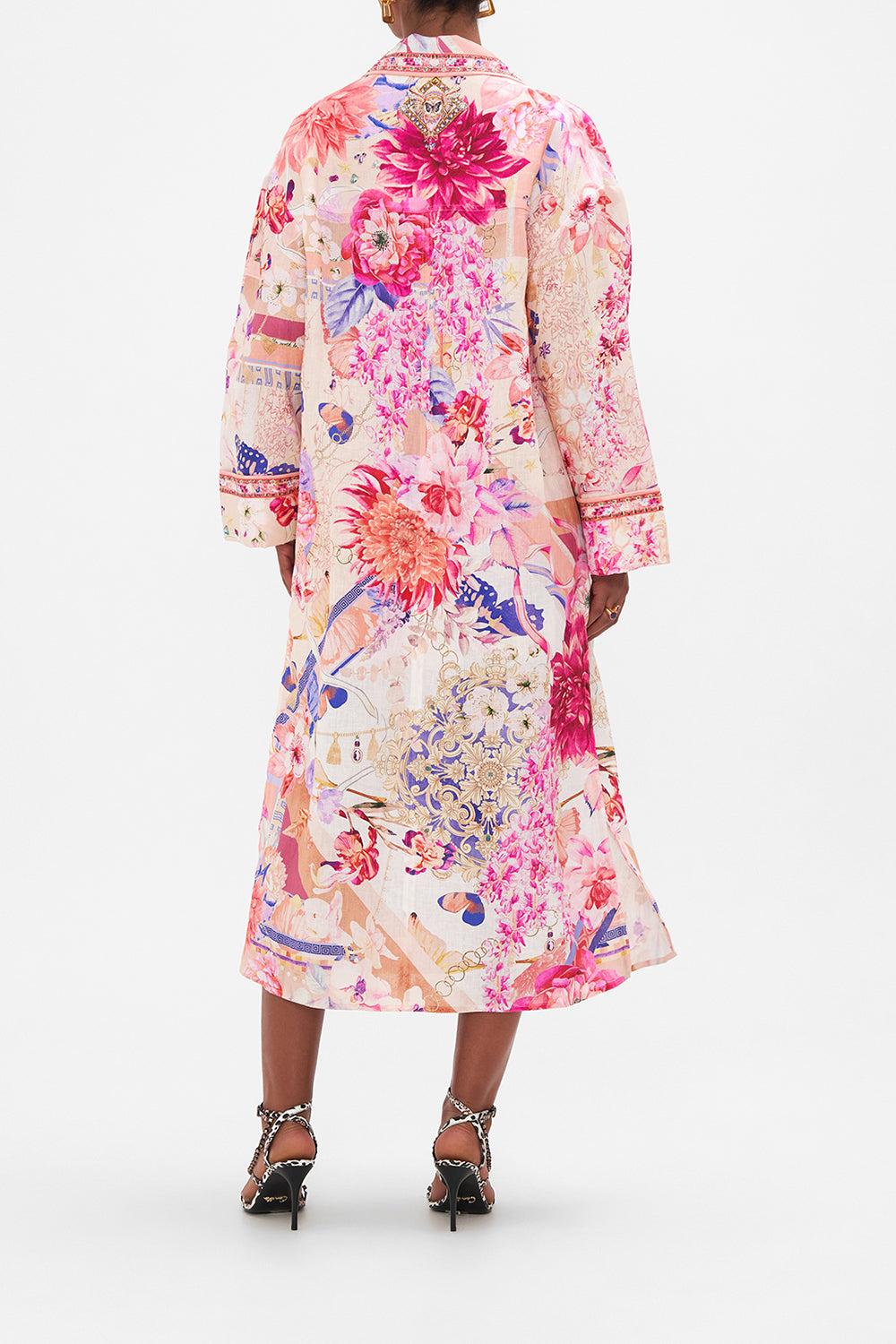 DUSTER COAT ROSE BED RENDEZVOUS