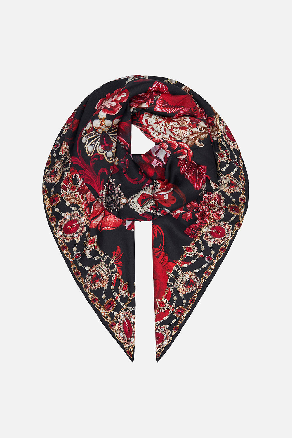 LARGE SQUARE SCARF SISTERHOOD OF THE ROSE