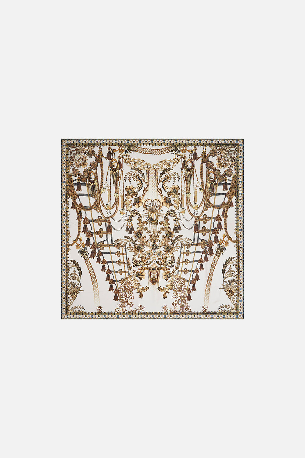 LARGE SQUARE SCARF ROAD TO RICHESSE