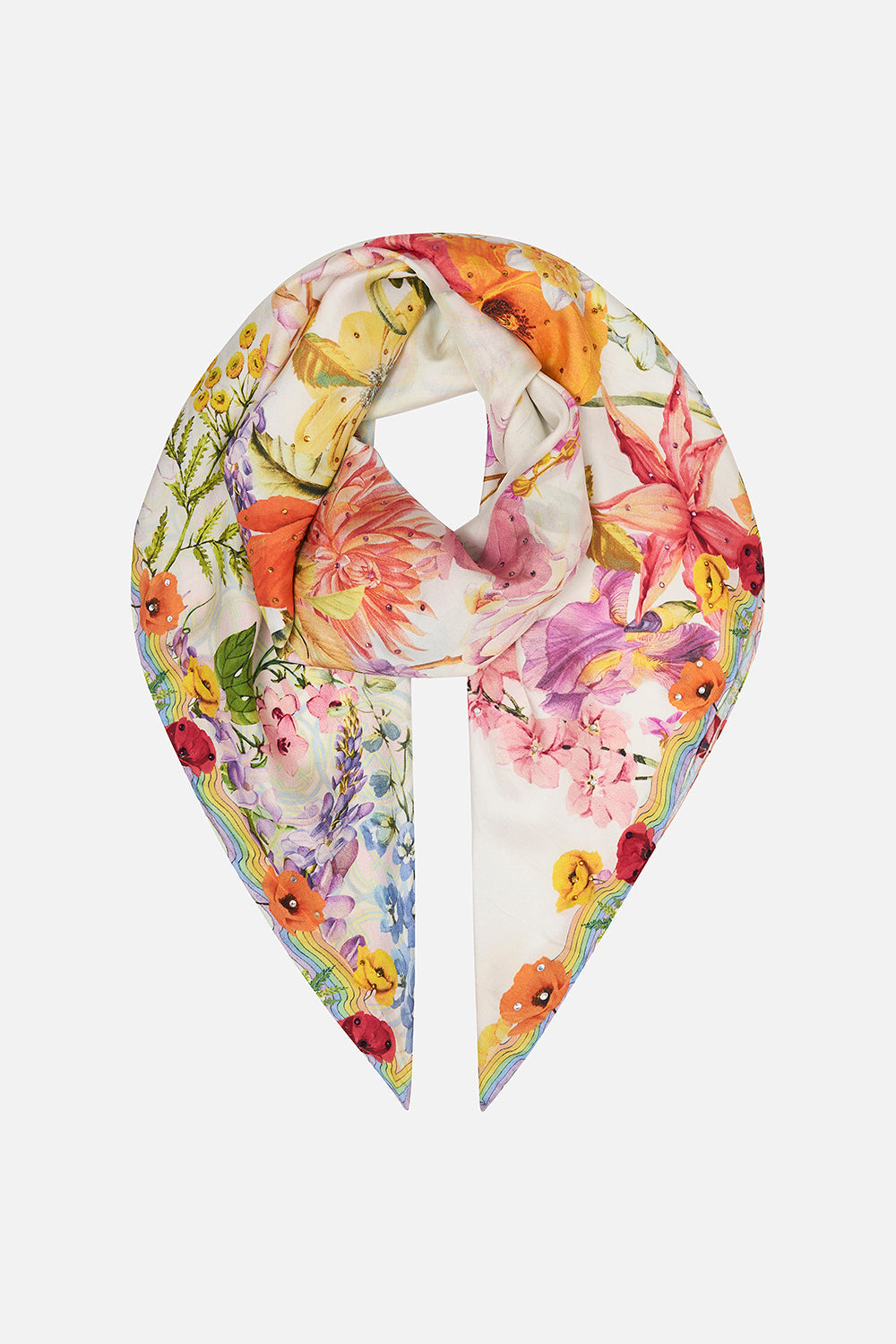 LARGE SQUARE SCARF SUNLIGHT SYMPHONY
