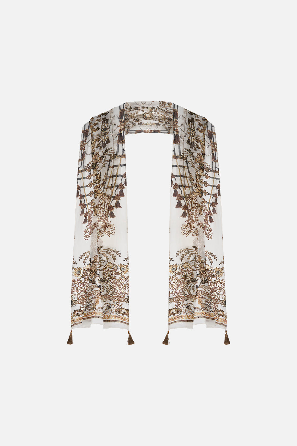 Long Scarf Road To Richesse print by CAMILLA