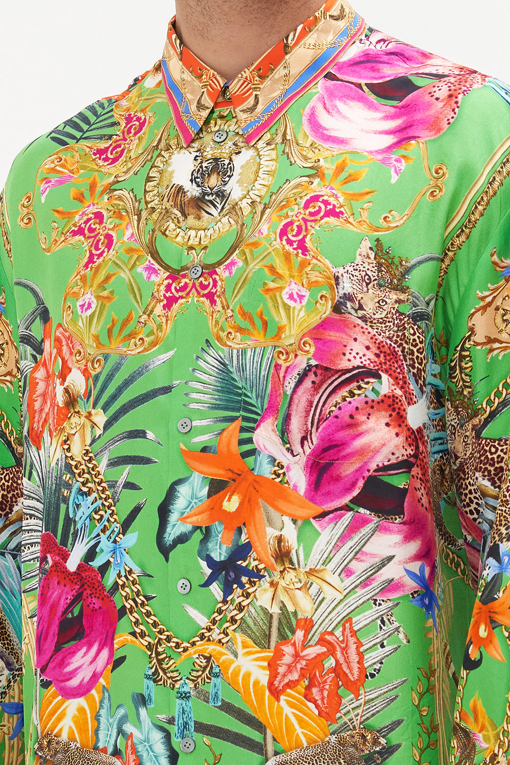 MENS OVERSIZED SHIRT CURIOUS AND CURIOUSER