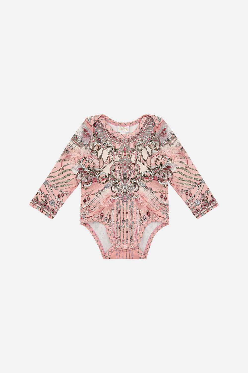 Babies Bodysuit Starship Sistas print by CAMILLA