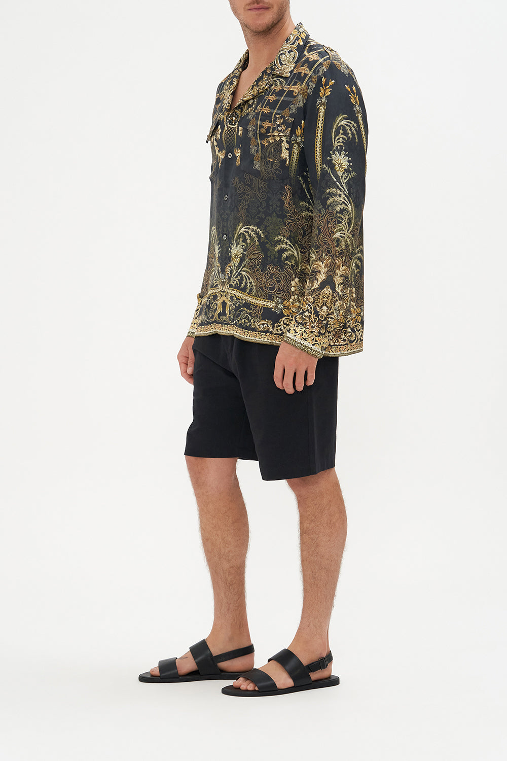 LONG SLEEVE MILITARY SHIRT THE NIGHT IS NOIR