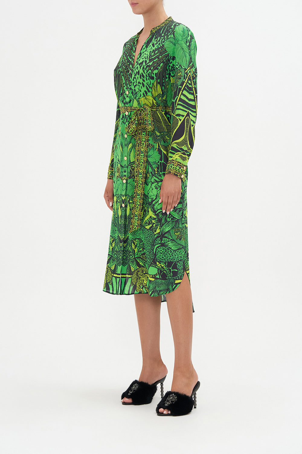 MID LENGTH SHIRT DRESS GORILLA GROOVE