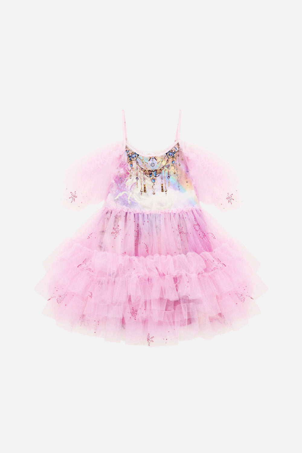 KIDS TUTU DRESS WITH STRAIGHT HEM 4-10 WINGS OF PEGASUS