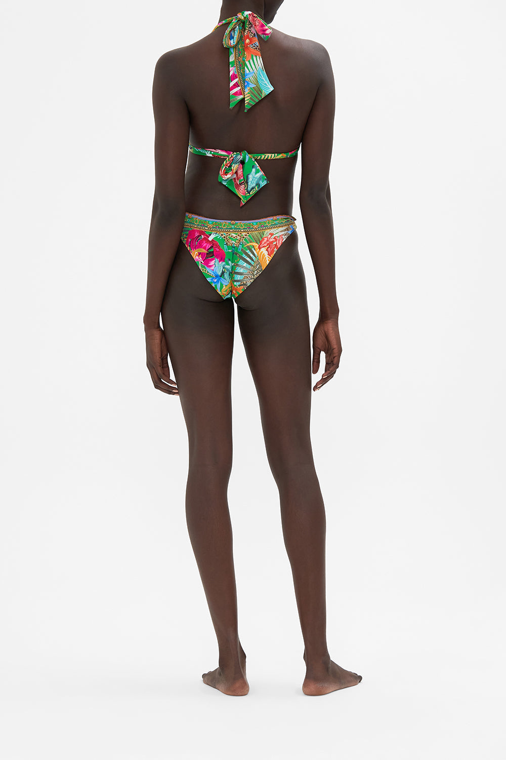 SOFT TIE BIKINI WITH TRIM CURIOUS AND CURIOUSER