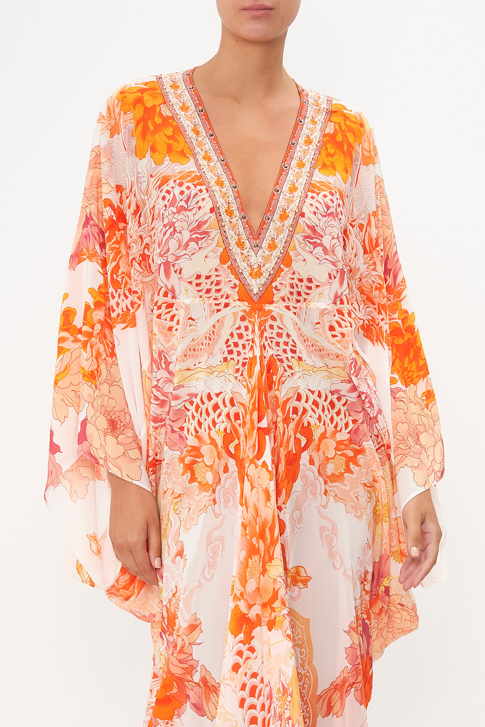 T SHAPE LONG KAFTAN DRAGON MOTHER