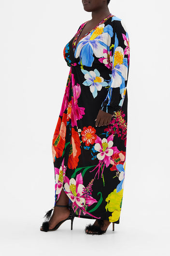 Long Split Front Twist Dress Amulets And Alchemy - Camilla main image 1