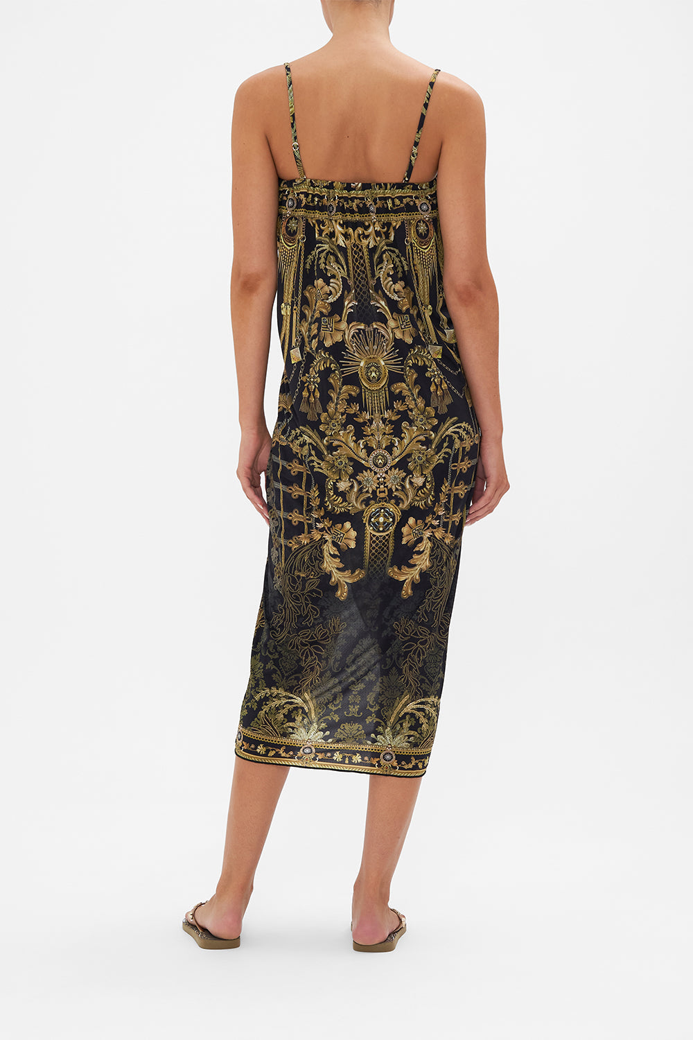 RING TRIM LONG SARONG GOTHIC GODDESS
