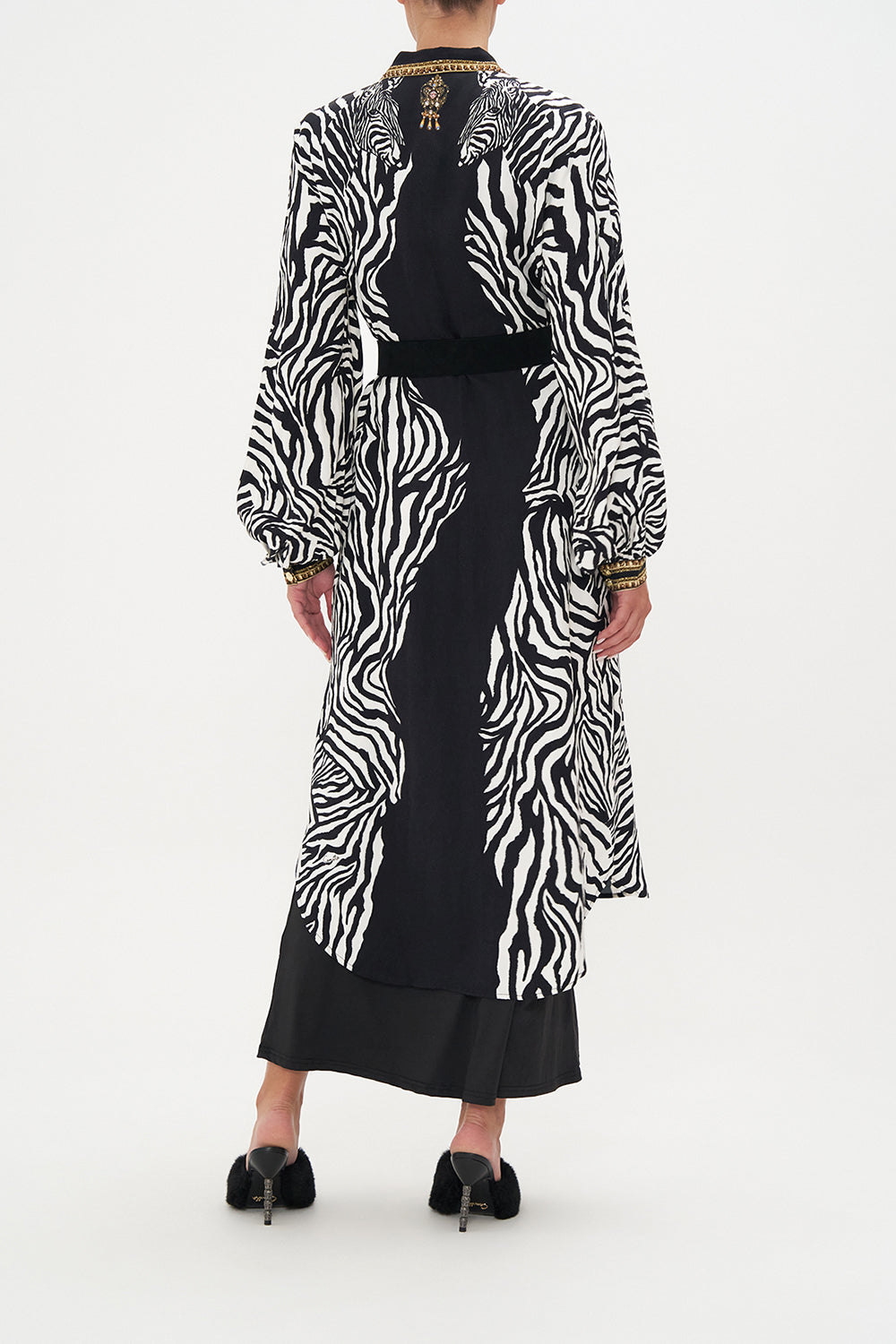 HIGH LOW MIDI SHIRT DRESS EARN YOUR STRIPES